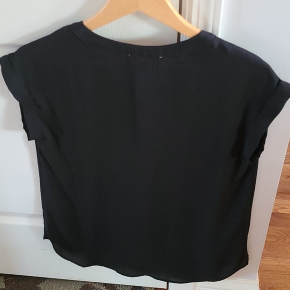 NWT Philosophy Black Blouse Size Small - Picture 2 of 5